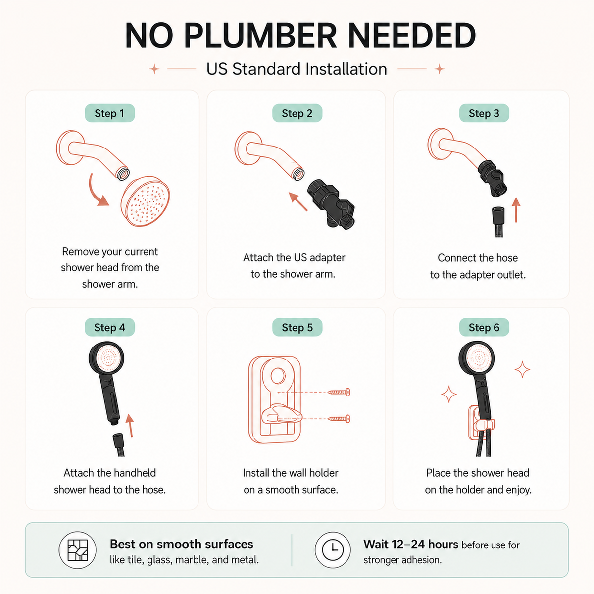 CleauraHome· VC Aroma Filtered Showerhead  US/CA